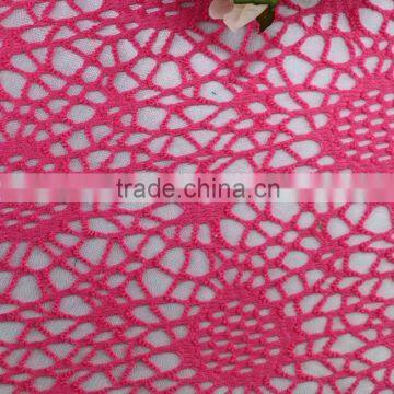 Floral Lace Bonded Polyester Lace Lastest Style African Dry Lace Chair Covers Wedding