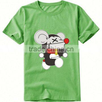 new style fashion design lovely mouse t shirt oem pattern men's nylon t-shirt cheap price custom t shirt