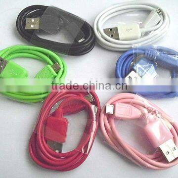 Colorful Micro USB data cable sync charging cable for Android phone mobile phones