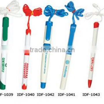 Plastic pen varieties with colors