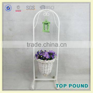 TOP POUND Gold Supplier China white metal lanterns for wedding decoration