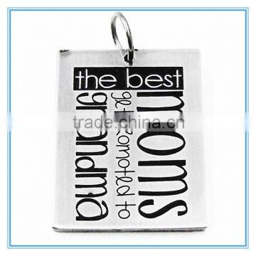 Best Moms Get Promoted Stainless Steel Tag