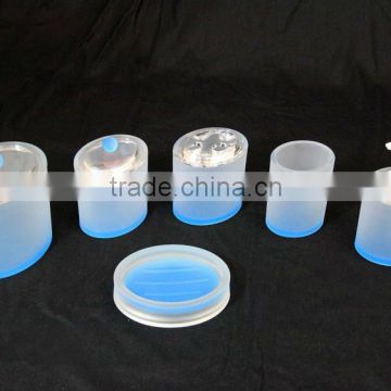 Blue Acrylic Frosted Bathroom Accessories/Sets-