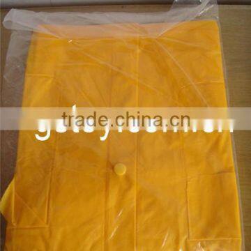 Adult Neon Yellow PVC Raincoat Rain Pant photo-2