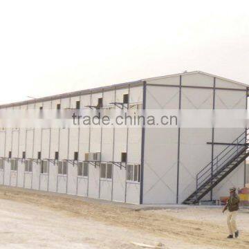 ISO&B.V. certificate flat sandwich panel prefabricated barracks/military camp