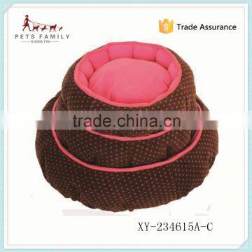 wholesale high quality soft pet bed stipe pattern memory foam dog bed