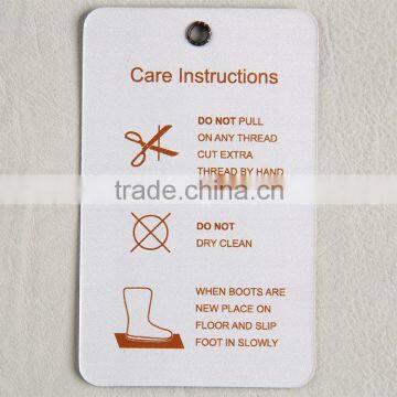 New Design! PVC Hang Tags With Metal Eyelet for Wool Clothes photo-2