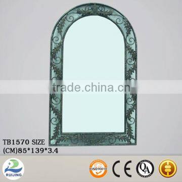 Arch Wall Hanging Mirror Metal Frame