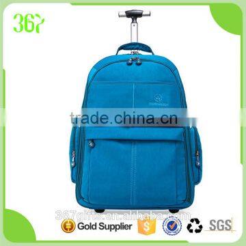 Waterproof Nylon Backpack Outdoor Bag School Trolley Bag With Many Pockets photo-4