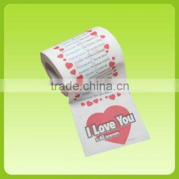 custom designed novelty printed toilet paper