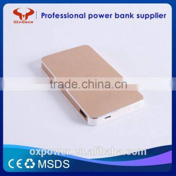 2016 Professional Factory Hot Sell High Capacity Fast Charging Portable Power Bank 8000mAh