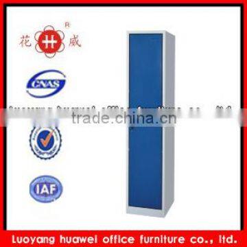 knock down single door staff clothes storage metal cabinet steel locker