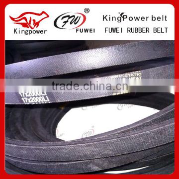 2016 fuwei rubber v belts for cars for machine