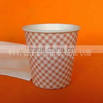 6.5oz printed single wall hot drink paper cup for coffee wholesale