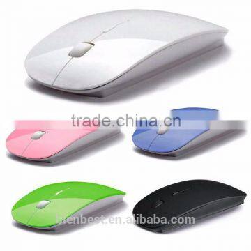 Candy Color Ultra Thin USB Optical Wireless Mouse 2.4G Receiver Super Slim Mouse Cordless Computer PC Laptop Desktop photo-2