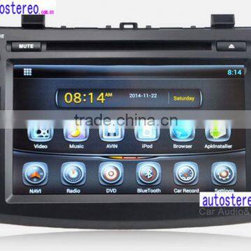 Android 4.2.2 Car Stereo GPS Navigation DVD Player for Mazda 3 GPS