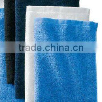 The comfortable microfiber hair towel