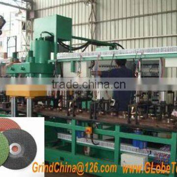 Automatic cutting disc producing machine, cutoff wheel production equipment