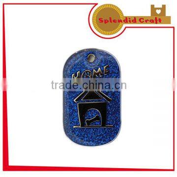 fashion glitter pet tags