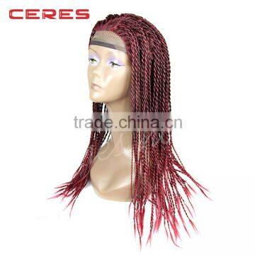 Fashion Easy to Wear Braided Lace Wigs With Different Color photo-3