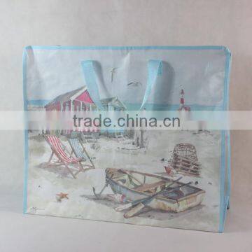 Lead Free Zipper PP Woven Pillow Bag Blanket Package Bag Quilt Storage Bag photo-4