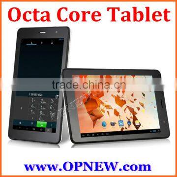7" IPS Octa Core Phablet 3G Dual sim card android Octa Core tablet pc WCDMA GSM 4bands support