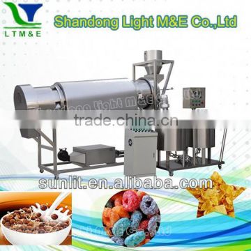 Stainless Steel Frosted Crispy Sweet Corn Flakes Coating Machine