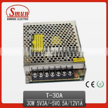 T-30A 5V 12V -5V AC-DC Triple Output Switching Mode Power Supply