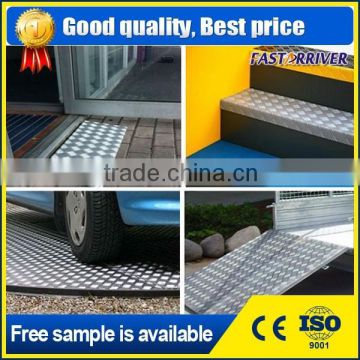 checkered plate embossed aluminum sheet for anti-slip floor