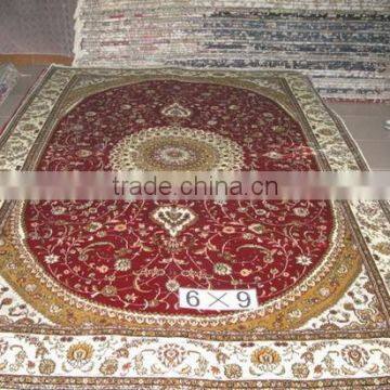 Handknotted contemporay silk/wool persian silk carpet                        
                                                Quality Choice