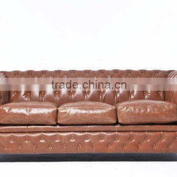 Brighton Vintage Mokka Three Seat