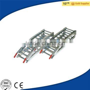 Folding Arched Hybrid Ramp Set for Heavy Wheeled Machinery