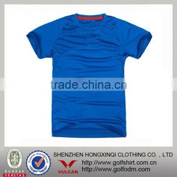 OEM Service Dry Fit Moisture Wicking Running t shirt Blue Color