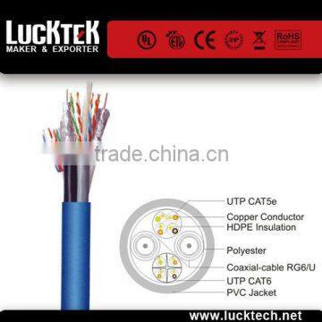 utp siamese cable cat5e lan cable