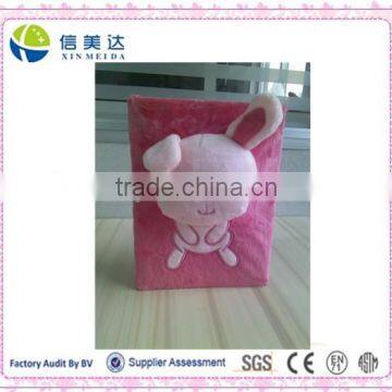 New Design Cute Pink Rabbit Photo Album Soft Plush Album