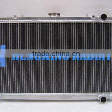 2 Row For NISSAN SKYLINE CA18 R32 RB20 aluminum RADIATOR