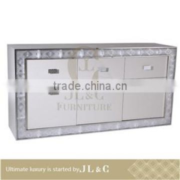 JB14-07 Neo classic solid wood dresser cabinet design with crystal decoration from JLC furniture