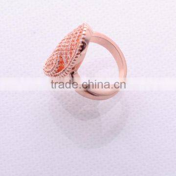 2016 Best Selling Fashion Rhinestone Crystal Oval Diamond Gold Plated Rings for Women// photo-3