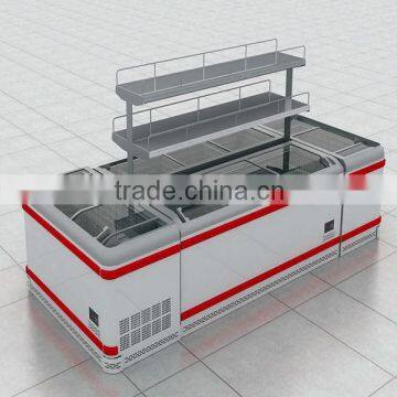 supermarket island freezer/Chest freezer/Glass door freezer/Mini showcase/cooler/Jumbo freezer/Deep freezer