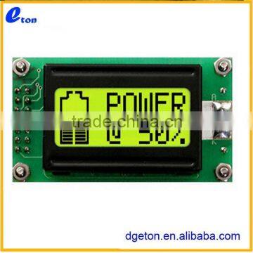 ALPHA/NUM DISPL 8X2 YELLOW/GREEN BLACK LCD