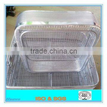 Perfect stainless steel durable disinfecting wire basket for medical use