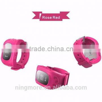 2016 Ningmore make GPS kids tracker watch with sos panic watch gps tracker for kids