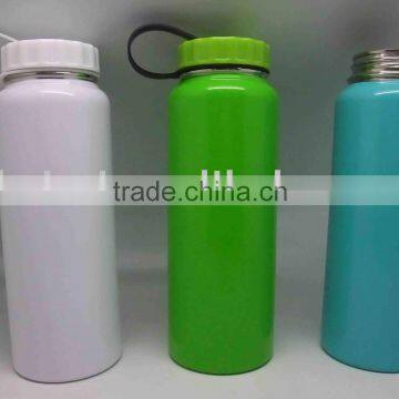 Wide Mouth Stainless Steel Water Bottle