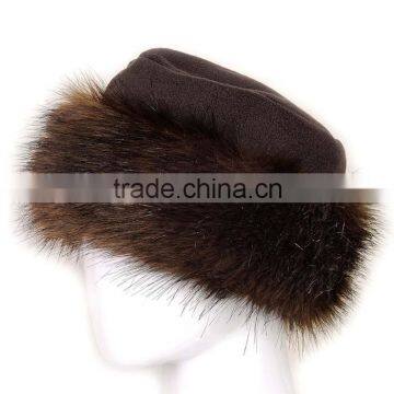 Custom 2015 new style rabbit fur winter warm russian style fur hat