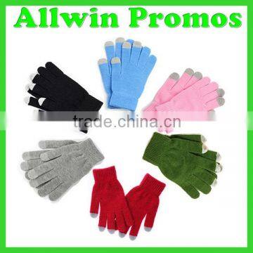 Colorful Finger Smart Phone Touch Screen Gloves