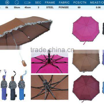 bright Colorful lace umbrella bright color rain umbrella designer brand umbrellas