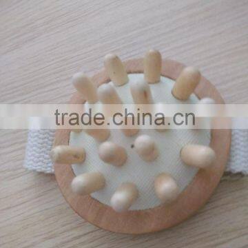 Chinatop 2016 mini Round wooden handheld body massager