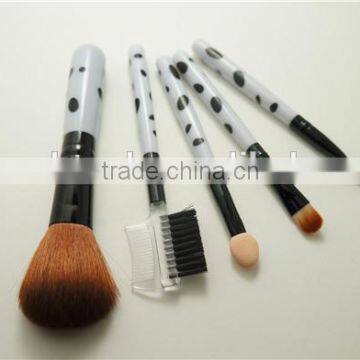 Private Label Hair Brush 5pcs Travel Sets Cosmetic Makeup Brushes for Kids