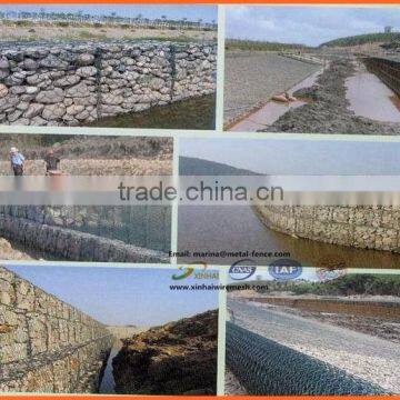 hot dipped galvanized Hexagonal Gabion Wire Mesh for sale