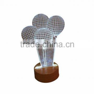 Wholesale Acrylic Products3 D Led Night Light Table Light photo-4